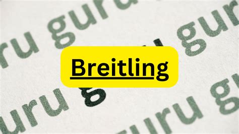 dinar guru Breitling